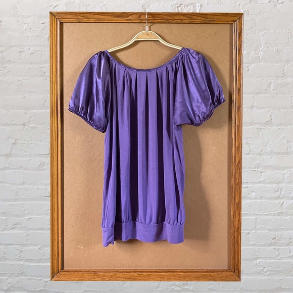 Apt 9 Purple Top Size Large - Picture 2 of 10